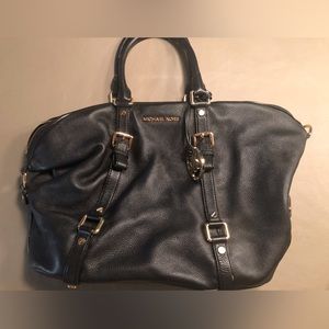 Black Leather Satchel